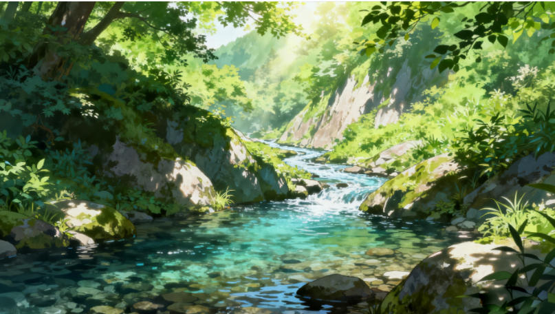 流水潺潺静心音（小松原俊宏）